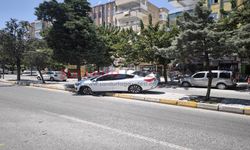 Şanlıurfa'da kontrolden çıkan otomobil orta refüje çıktı