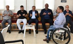 Şanlıurfa Valisi Hasan Şıldak'tan Vakıflar Bölge Müdürü Palalı'ya Taziye Ziyareti