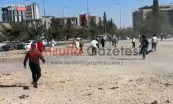 Şanlıurfa'da Adliye Önünde Ortalık Savaş Alanına Döndü