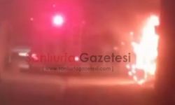 Şanlıurfa'da Trafo Yangını Geceyi Aydınlattı!