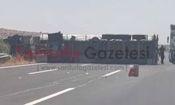 Şanlıurfa'da Akaryakıt Tankeri Devrildi: 1 Yaralı