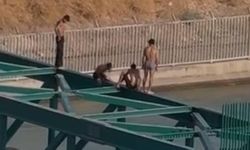 Şanlıurfa’da Tehlikeli Serinlik! Gençler Sulama Kanalına Atladı
