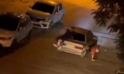 Şanlıurfa'da ani fren ölüm getiriyordu: Ezilmekten son anda kurtuldular!