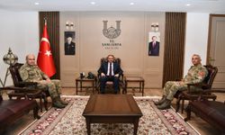 7. Kolordu Komutanı Tümgeneral Aydın Kılıç, Vali Şıldak'ı ziyaret etti