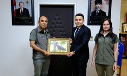 Doğa Koruma ve Milli Parklar Yetkililerinden Birecik Kaymakamı Osman Şahin'e Hayırlı Olsun Ziyareti