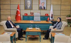 AK Parti Şanlıurfa Milletvekili Cevahir Asuman Yazmacı'dan İl Milli Eğitim Müdürü Hasan Kökrek'e Ziyaret