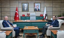 Şanlıurfa Ticaret İl Müdürü Akbaş'tan Hasan Kökrek'e ziyaret