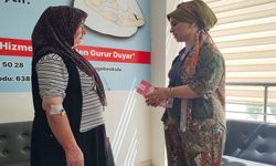 Şanlıurfa Bozova’da vatandaşlara kanser taraması hakkında bilgilendirme yapıldı