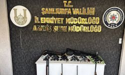 Şanlıurfa’da eş zamanlı silah operasyonu: 57 silah ele geçirildi, 16 kişi gözaltında