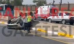 Şanlıurfa'da kontrolden çıkan araç takla atarak durabildi: Yaralılar var!