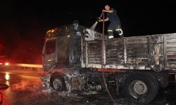 Şanlıurfa’ya Geliyordu! Tır Bir Anda Alev Topuna Döndü
