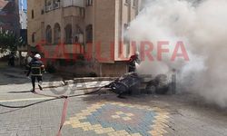 Şanlıurfa'da otomobil küle döndü: Korkulan olmadı!