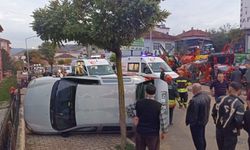 Samsun'da feci kaza!