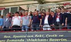 MHK Eski Başkanı Serdar Tatlı, Karaköprü Belediyespor-Bitlis Spor Maçını İzledi
