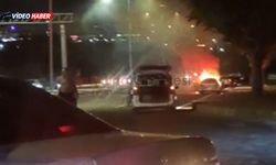 Şanlıurfa’da Seyir Halindeki Otomobil Alev Aldı!