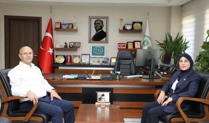  Yazmacı, DSİ GAP 15. Bölge Müdürü Ali Naci Kösalı"yı ziyaret etti.