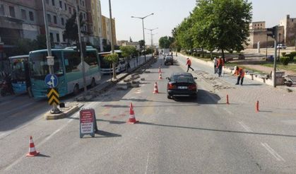 Büyükşehir"den Beykapısında kavşak düzenleme çalışması (Video)