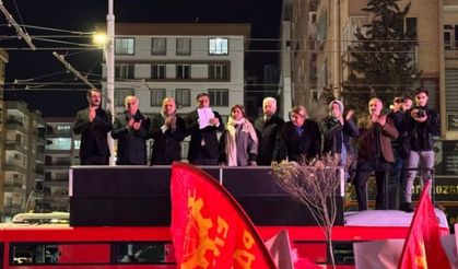 Şanlıurfa'da İmamoğlu'na destek yürüyüşü