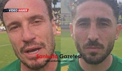 Şanlıurfaspor futbolcularından galibiyet sonrası Şanlıurfa Gazetesi'ne özel açıklamalar