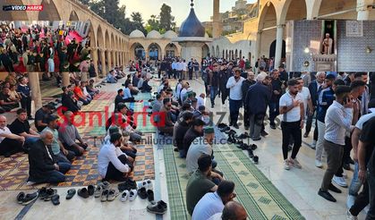 Şanlıurfa’da Binlerce Kişi Bayram Namazı İçin Saf Tuttu
