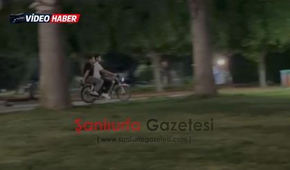 Şanlıurfa’da Parkta Motosiklet Tehlikesi Vatandaşları Bezdirdi
