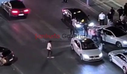 Şanlıurfa’da Gece Saatlerinde Tartışma Çıktı! Bölgede Trafik Yoğunluğu Oluştu