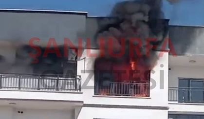 Şanlıurfa TOKİ konutlarında yangın paniği: Çok sayıda kişi içeride mahsur kaldı!
