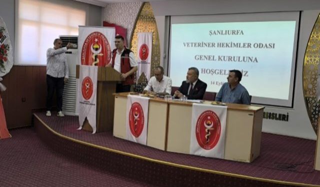 Şanlıurfa Veteriner Hekimler Odası kongreye gitti