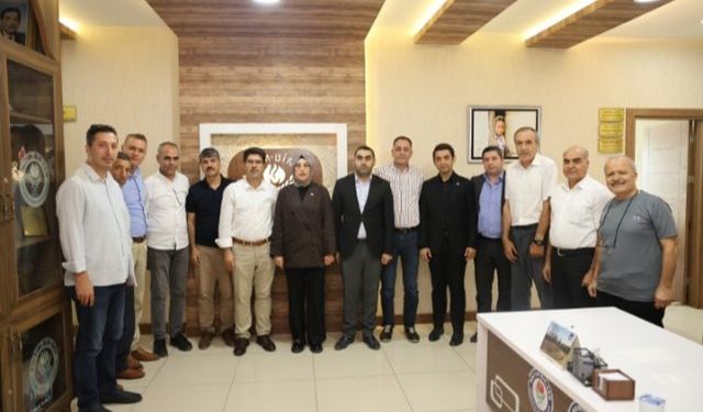 Yazmacı'dan Şanlıurfa Memur-Sen'e ziyaret