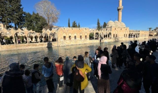 Balıklıgöl'de yarıyıl tatili yoğunluğu