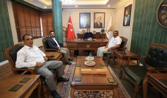 Şanlıurfa Haliliye Muhtarlardan Vekil Yazmacı’ya Ziyaret!
