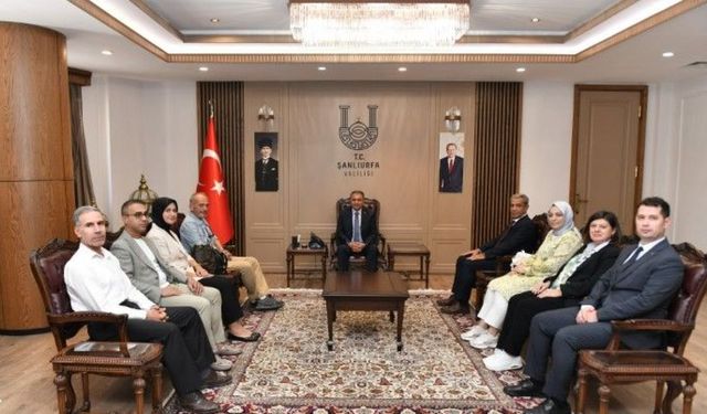 Şanlıurfa Kültür Varlıklarını Koruma Kurulu Vali Şıldak'ı Ziyaret Etti!