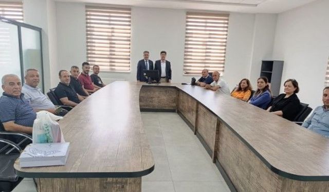 İbrahim Coşkun Yeni Göreve Başlayan Şube Müdürünü Ziyaret Etti!