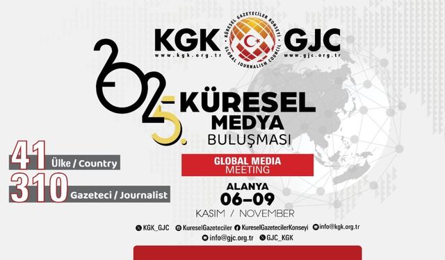 KGK’dan Uluslararası Etkinlik: 5. Küresel Medya Buluşması Alanya’da Gerçekleşecek