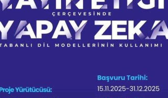 TÜBİTAK Destekli Yapay Zekâ ve Yayın Etiği Eğitimi Başlıyor!