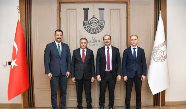 Siverek Heyeti Şanlıurfa Valisi Hasan Şıldak’ı Ziyaret Etti!