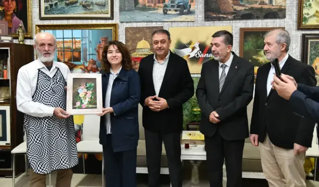 Vali Şıldak, Uluslararası Güzel Sanatlar ve Sanatçılar Derneğini Ziyaret Etti