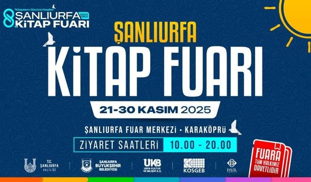 Şanlıurfa 8. Kitap Fuarına Hazırlanıyor: Onbinlerce Kitap ve Ünlü Yazarlar Şehirde!