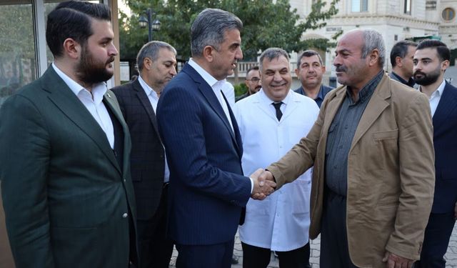 AK Parti Şanlıurfa İl Başkanı Günbeği’nden Hastane Ziyareti