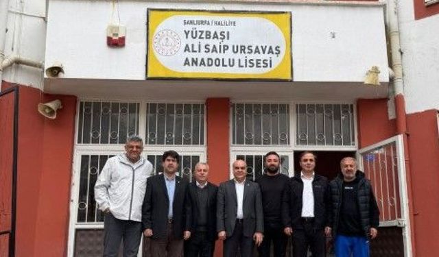 Şanlıurfa’da İbrahim Coşkun’dan Yüzbaşı Ali Saip Ursavaş Anadolu Lisesine Ziyaret!