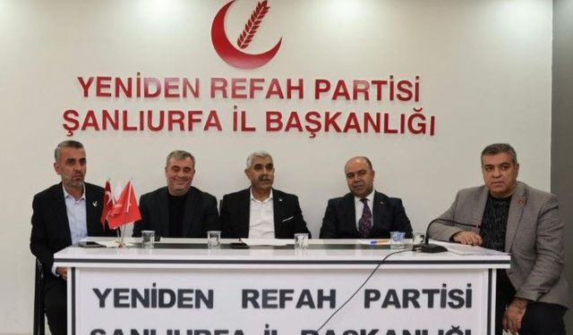 Şanlıurfa’da Yeniden Refah Partisi İl Divan Toplantısı Gerçekleştirildi!