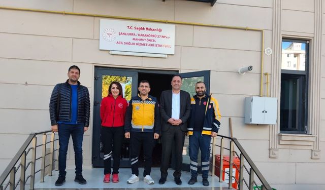 Şanlıurfa Sağlık-Sen’den Acil Sağlık Çalışanlarına Ziyaret