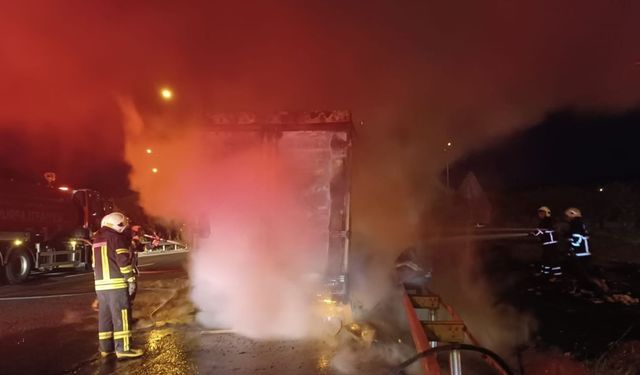 Şanlıurfa’da Tır Yangını!