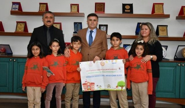 Şanlıurfa’da Öğrencilerden Çevre Ve Paylaşım Projesine Örnek Çalışmalar!