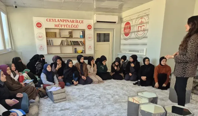 Ceylanpınar’da Hafızlık Kursiyerlerine “Etkili İletişim ve Öfke Kontrolü” Eğitimi Verildi