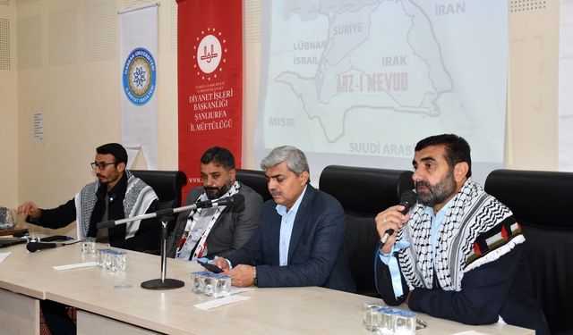 Şanlıurfa'da Harran Üniversiteden Filistin'e Destek!