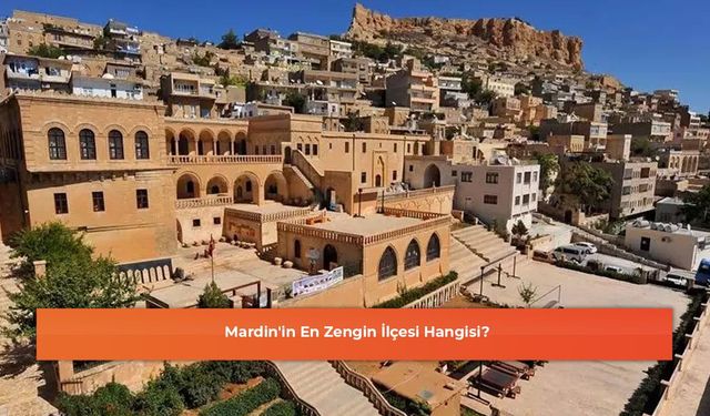 Mardin'in En Zengin İlçesi Hangisi?
