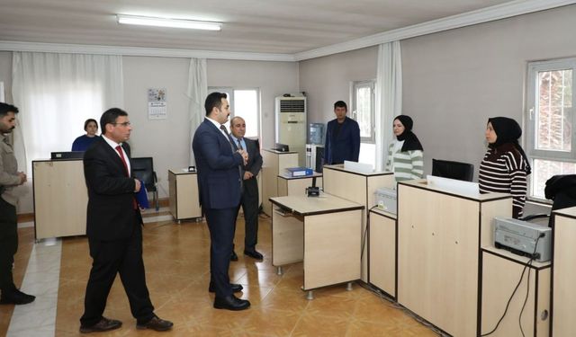 Kaymakam Kemal Ülkü’den Yıl Sonu Kurum Denetimi!