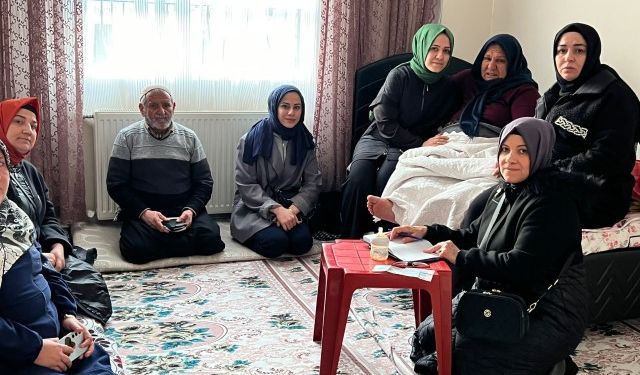 AK Parti Şanlıurfa İl Kadın Kolları’ndan Ev Ziyaretleri