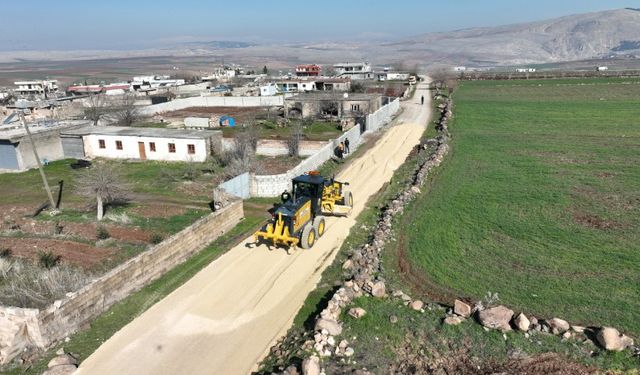 Şanlıurfa Büyükşehir Belediyesi’nden Bozova Kırsalına Yol Çalışmaları